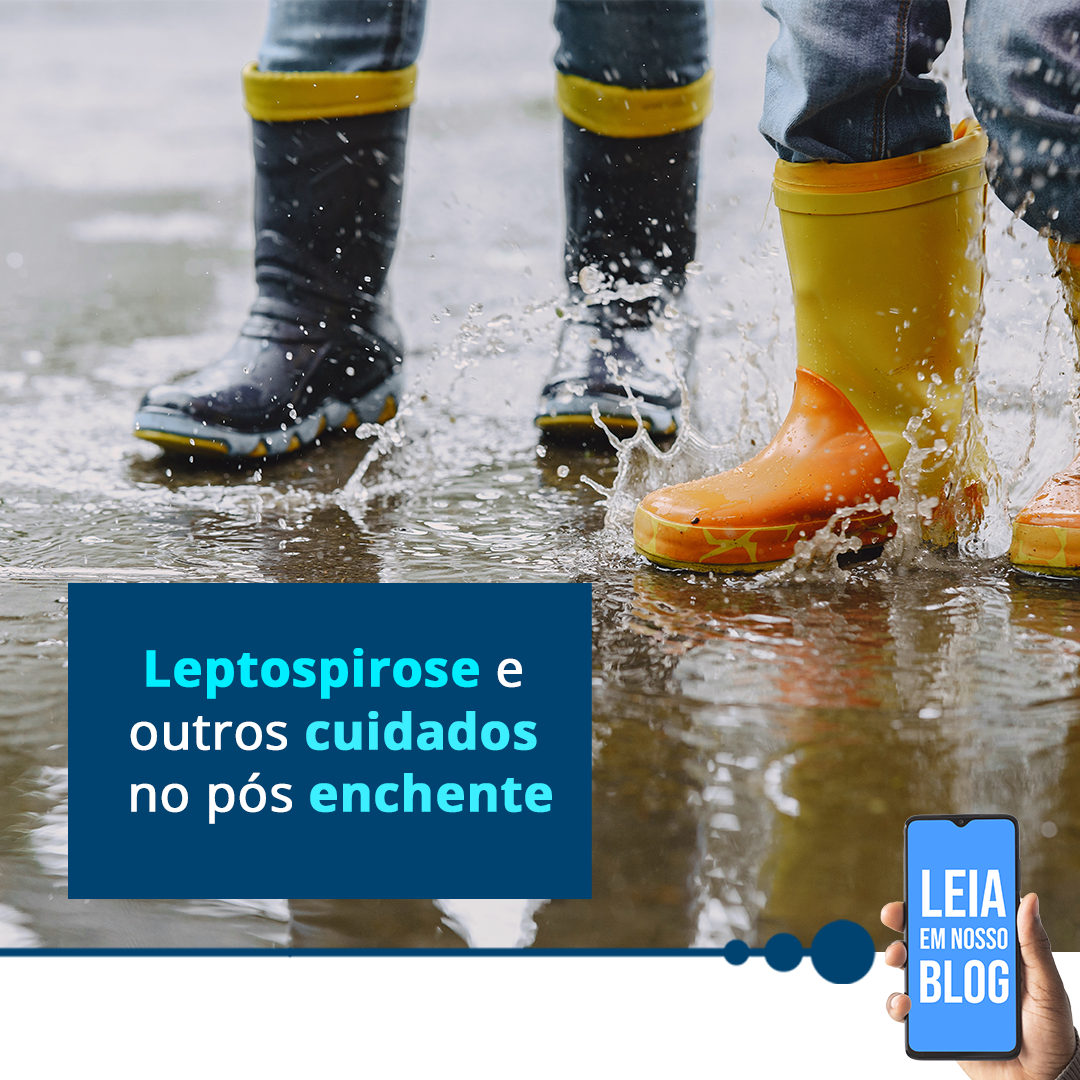 Leptospirose e outros cuidados no pós enchente